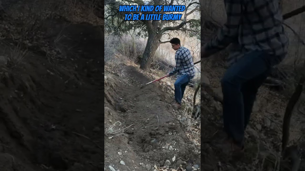 Backyard Flow Trail Build Pt.1 #mountainbike #mtb #yeticycles #cool