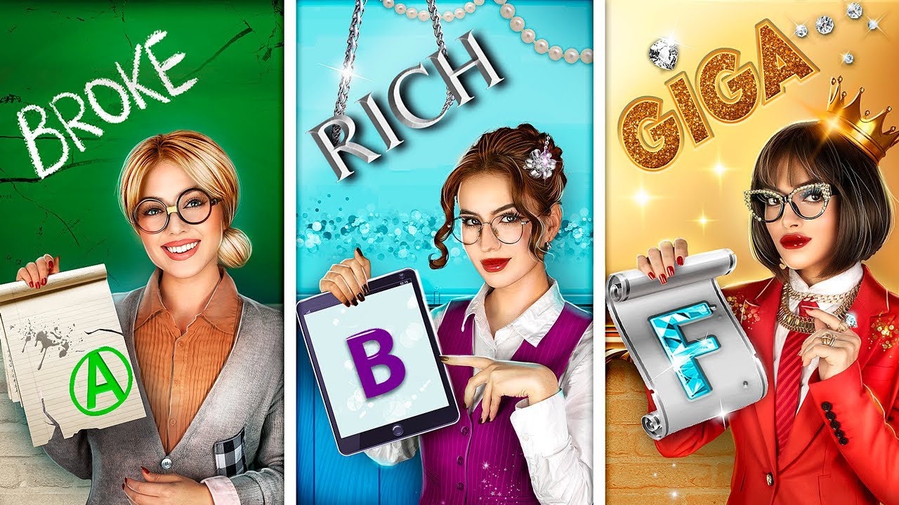 المدرسة المفلسة مقابل الغنية مقابل الغنية جدا! المدرسة الطيبة مقابل المدرسة الشريرة!