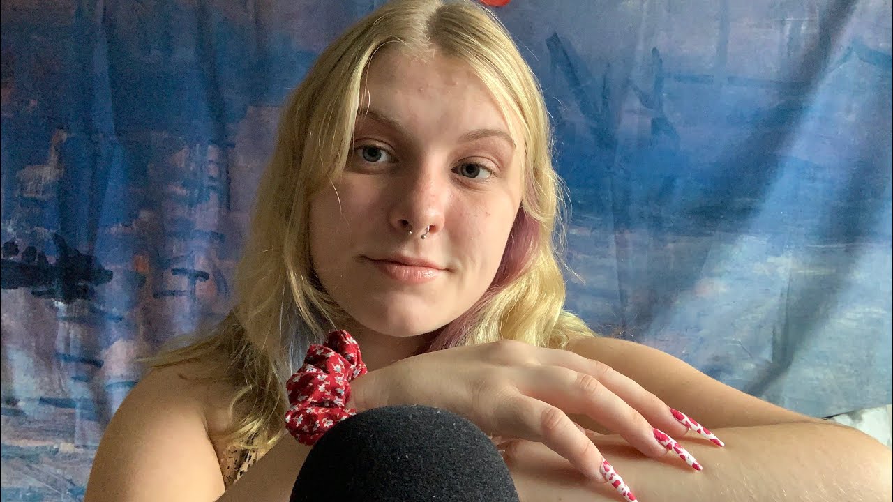 ASMR│skin scratching, teeth tapping, and hair sounds 🌝