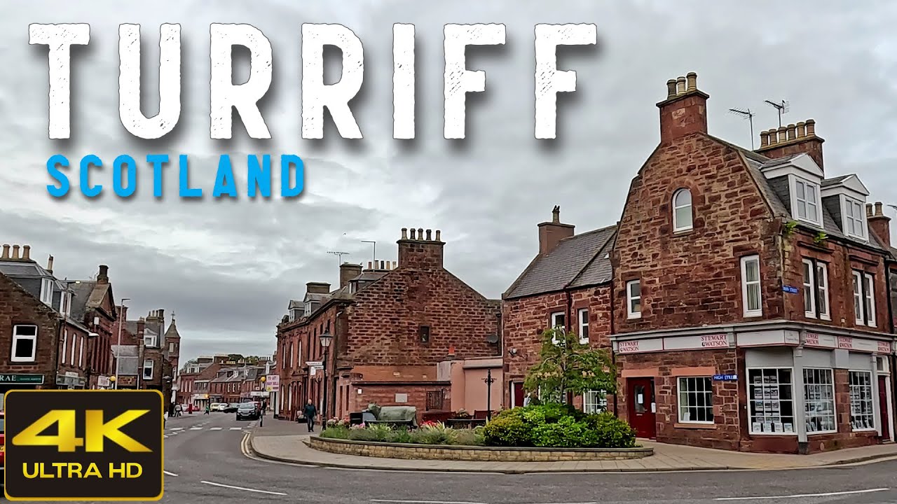 Turiff Scotland Walking Tour 4K, September 2023