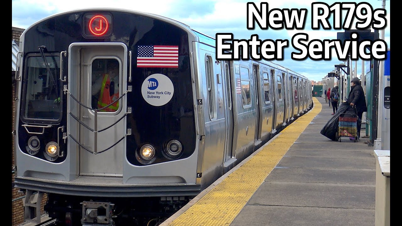 ⁴ᴷ New R179 Subway Cars - First Day of Passenger Service
