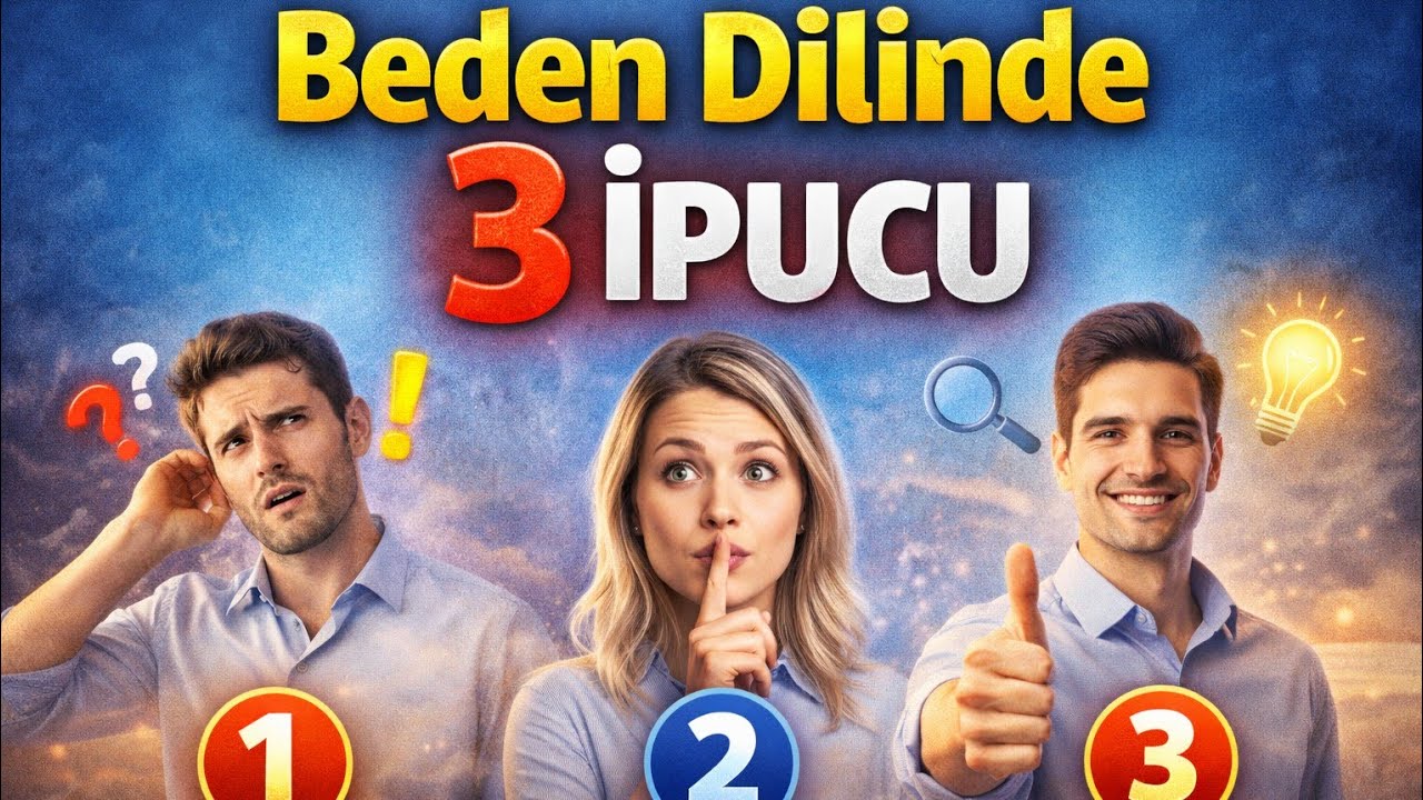 Beden Dilinde  3 İpucu - 3 Tips in Body Language  @Ertan Şimşek @VED VİZYONER EĞİTİM DANIŞMANLIK