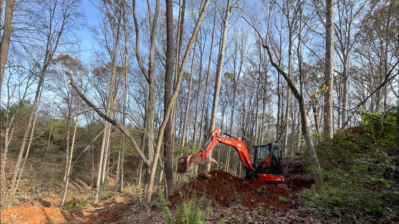 Making trails for Off roading rigs and more!! 2023 Kubota u48-5