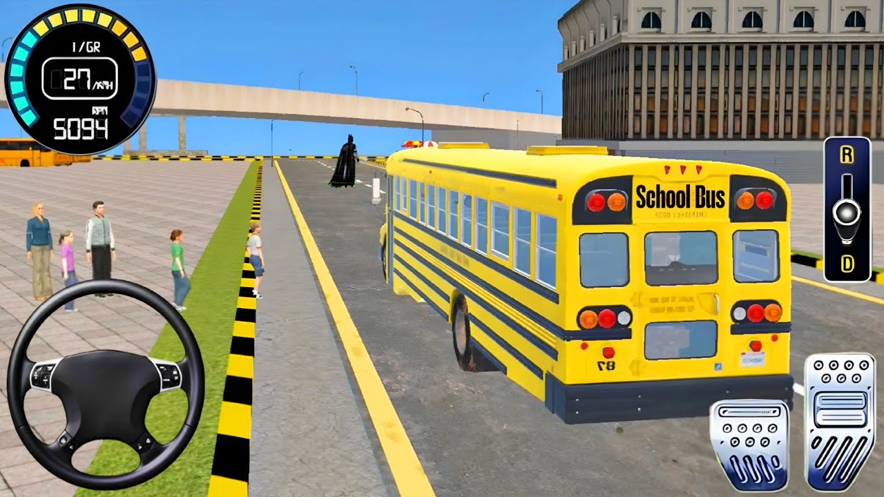School Bus Simulator Driving | Pick & Drop Students