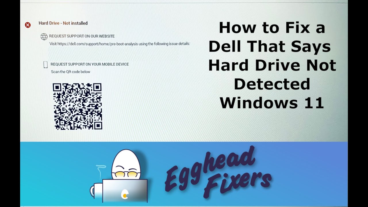 How to Fix a Dell That Says Hard Drive Not Installed on a Windows 11 Computer