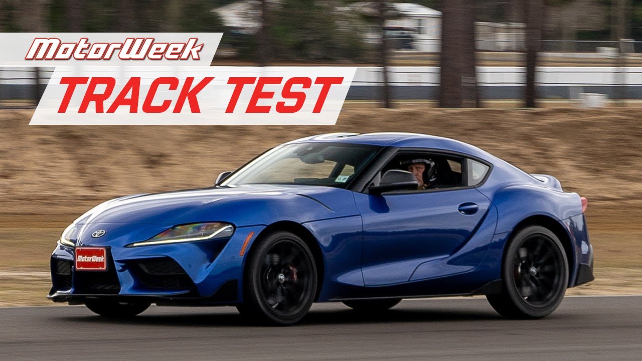 Toyota GR Supra MT 2023 года | Тест на треке MotorWeek