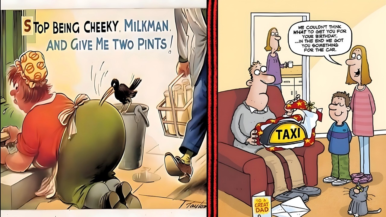 😂 Hilarious Vintage Comic Strips That’ll Brighten Your Day | Funny Cartoon For old people