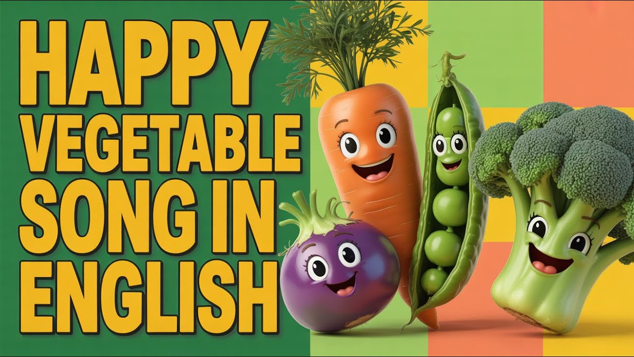 Kids Songs Learn Vegetables | Educational English Rhymes About Healthy Food for Children