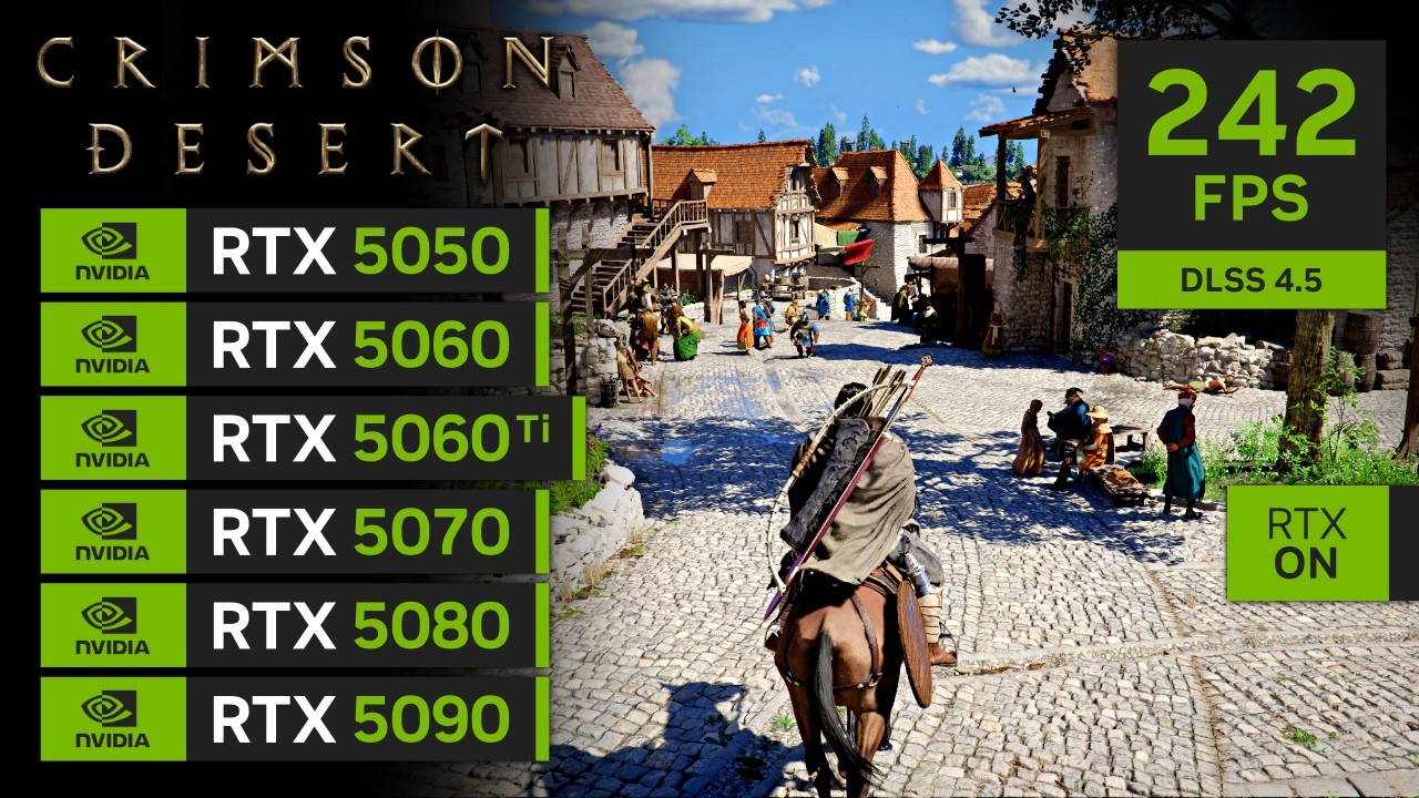 Crimson Desert | RTX 5050, 5060, 5060 Ti, 5070, 5080, 5090