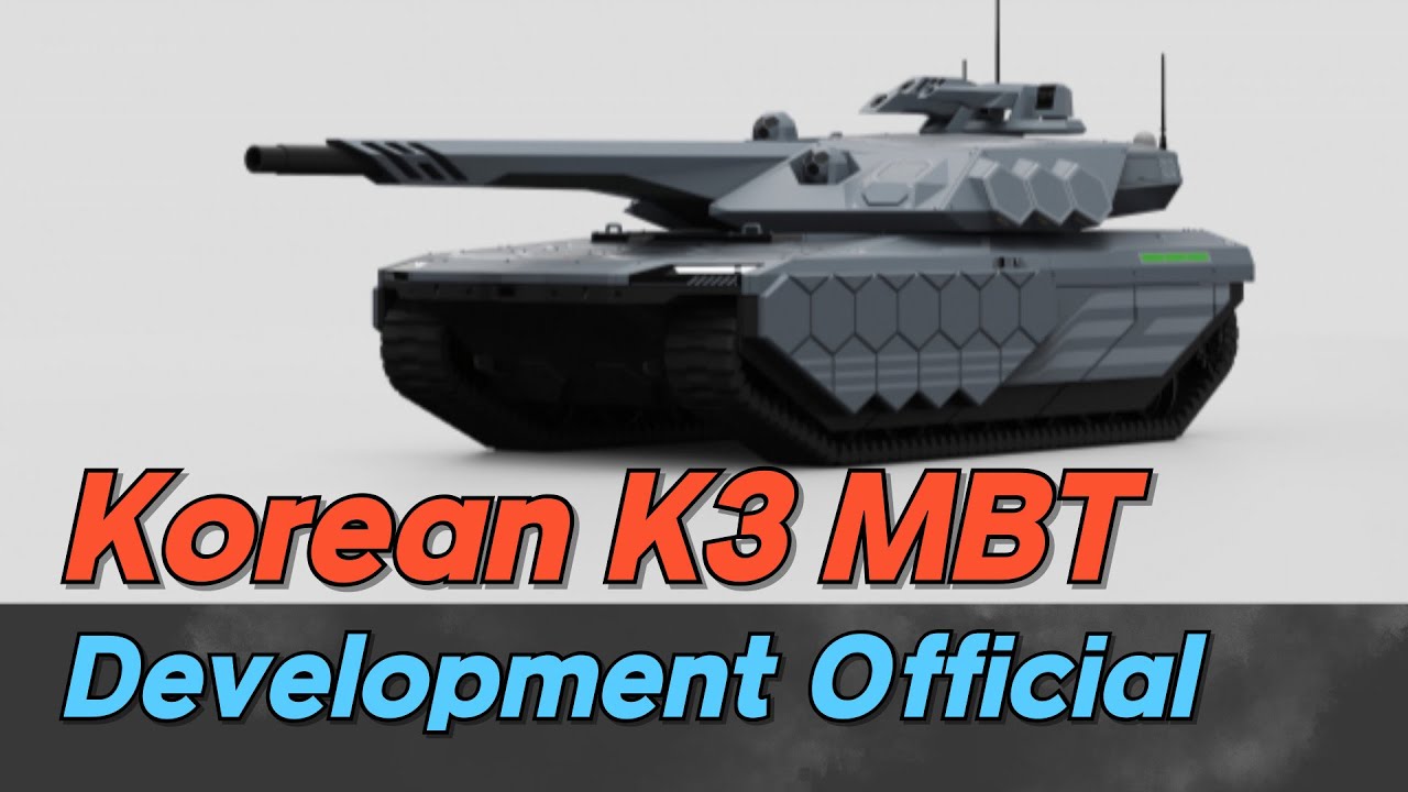 Korea officially begins development of next generation main battle tank - K3  #k3 #hyundairotem
