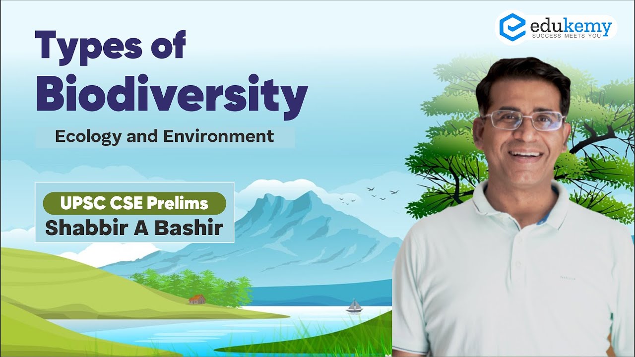 Types of Biodiversity | Ecology and Environment | UPSC CSE Prelims | Shabbir A Bashir | Edukemy