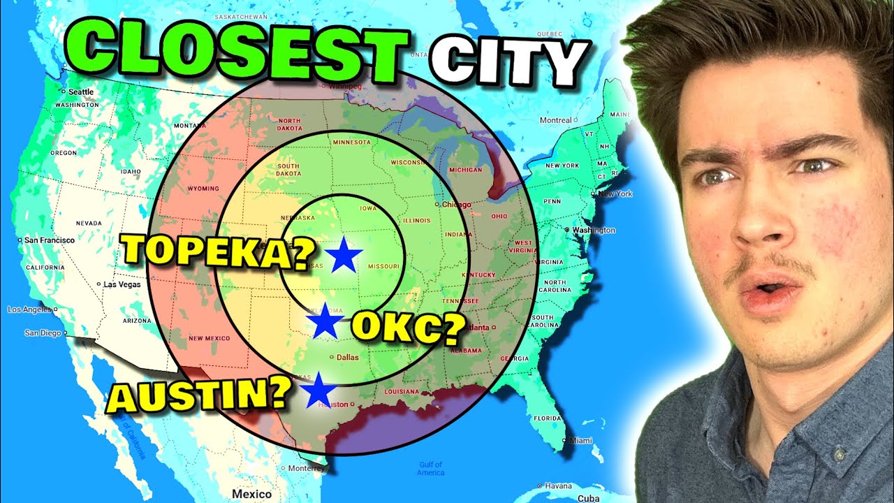 Name The CLOSEST US City In Every Circle Quiz!