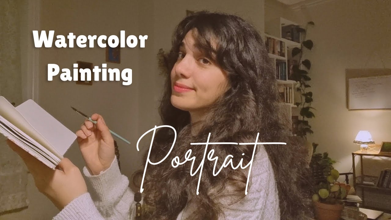 How Do I Paint A Female Portrait | From Sketch to Details ✨
