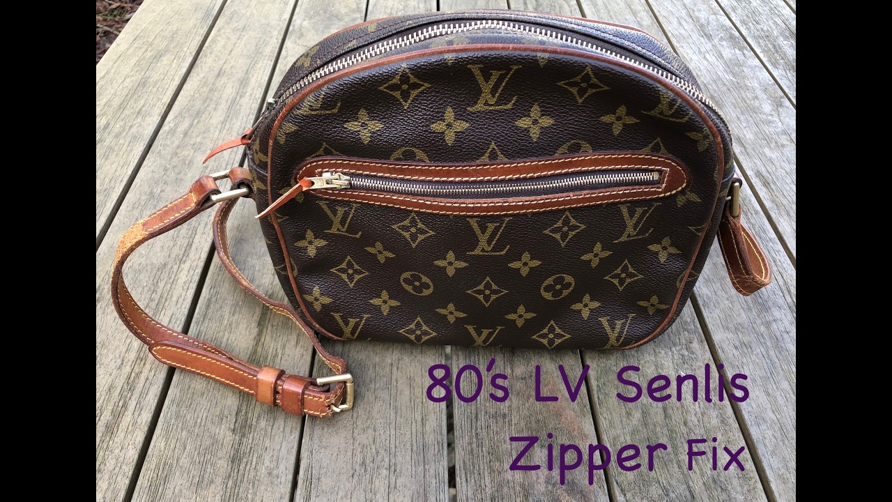 [ASMR] Vintage LV Senlis Zipper Repair