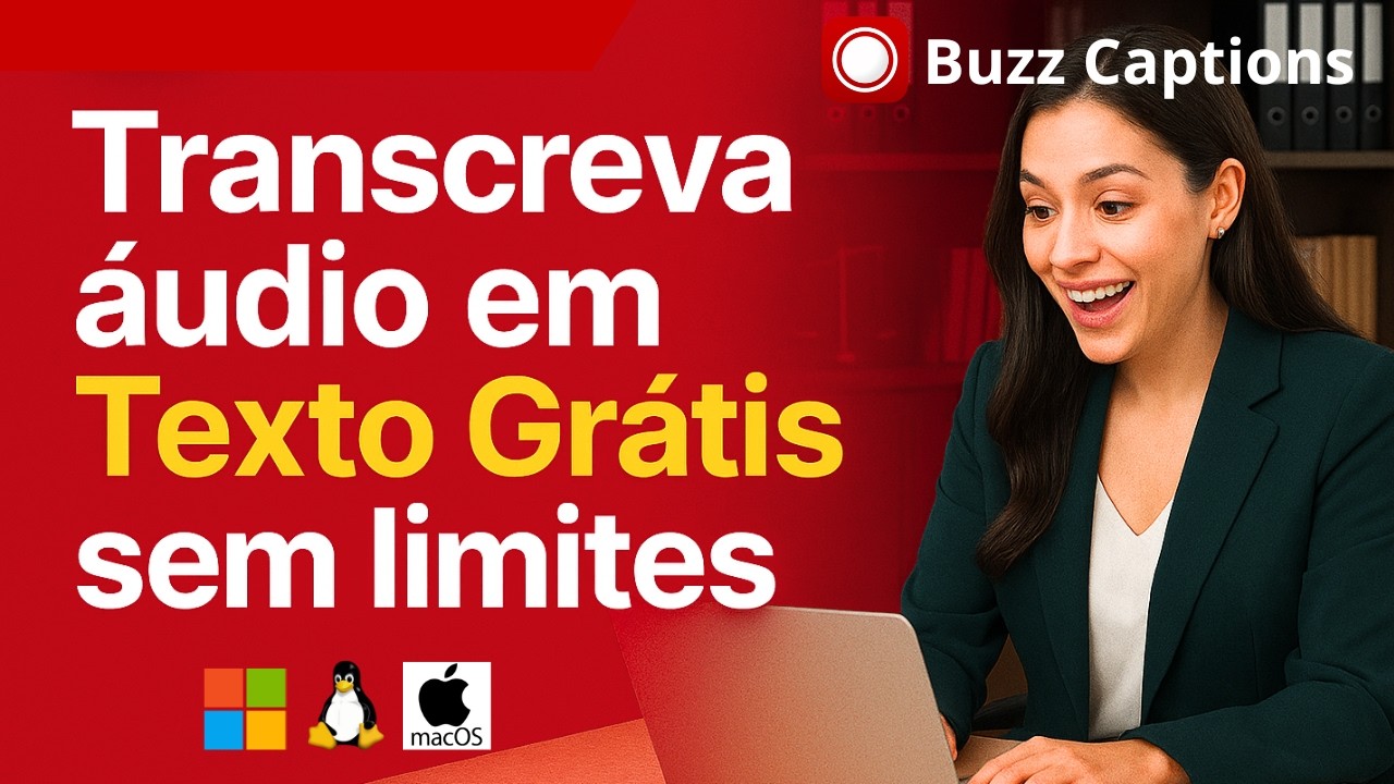BUZZ: Transcreva Áudios em Texto no PC sem Internet | Instalação e Tutorial no Windows | #tiajuda