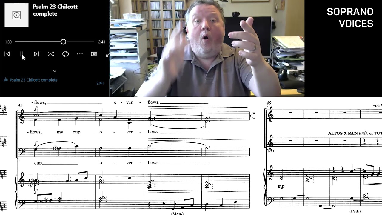 The Lord's My Shepherd (Bob Chilcott) - Soprano Conductor Track