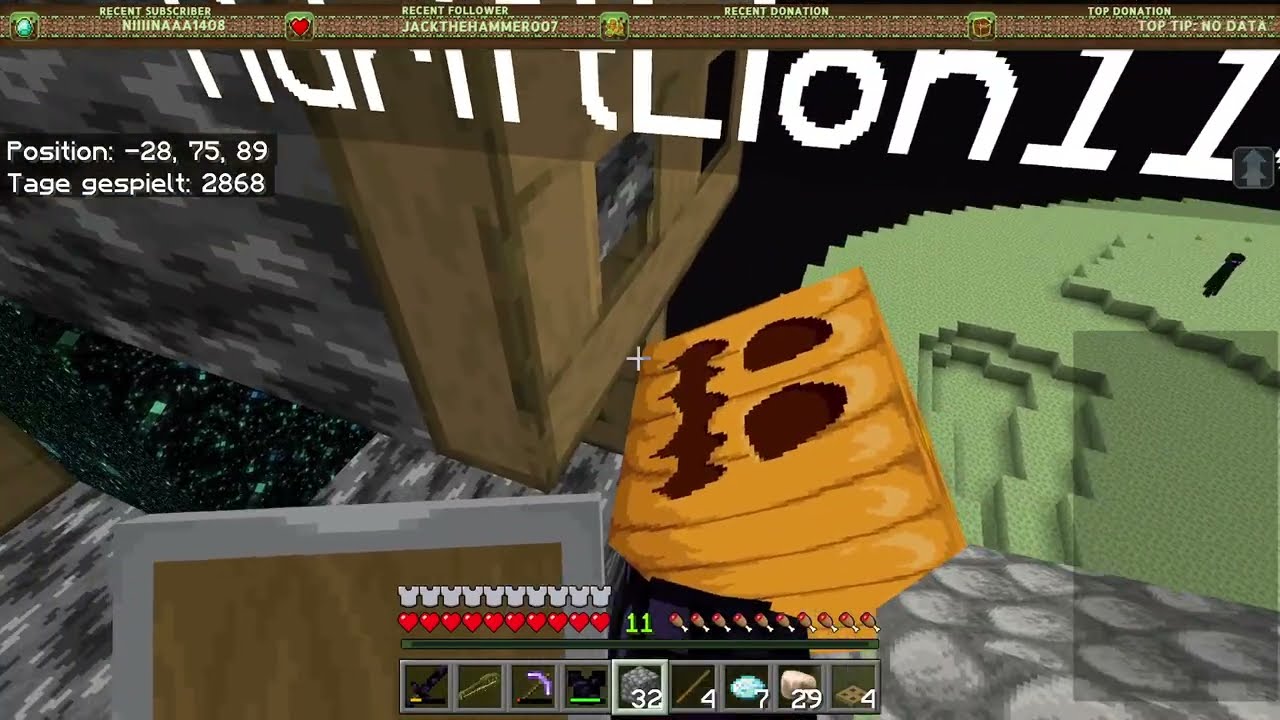Minecraft vom Stream Folge 32