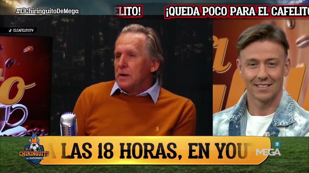 ☕  ¡Schuster, en 'El Cafelito' de Josep Pedrerol!: 