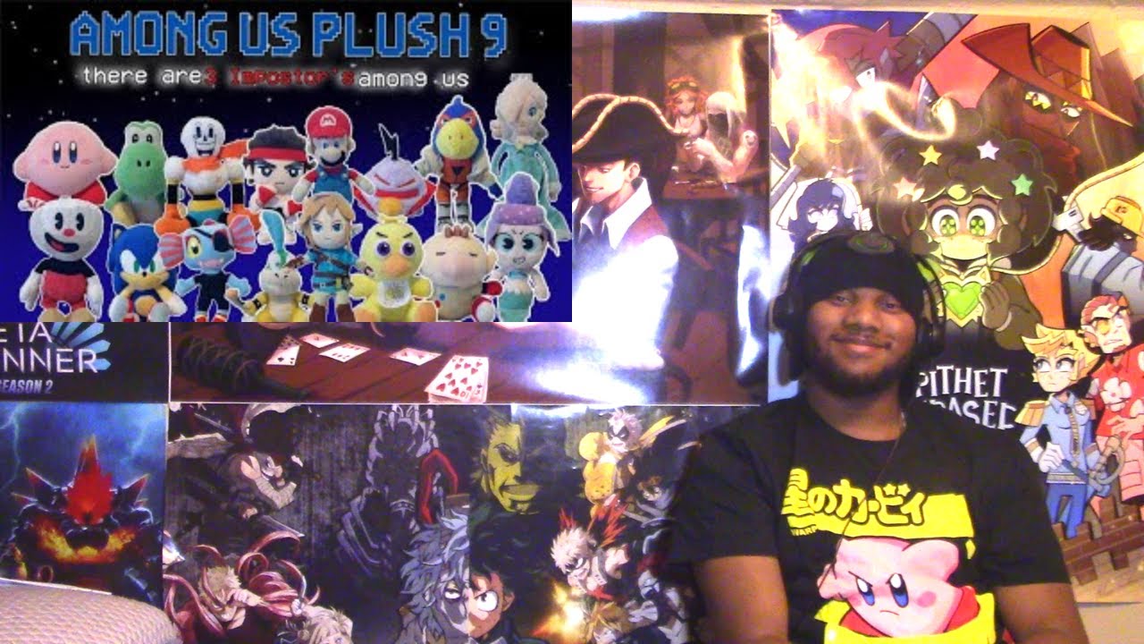 Blazeix Reacts To: Among Us Plush 9