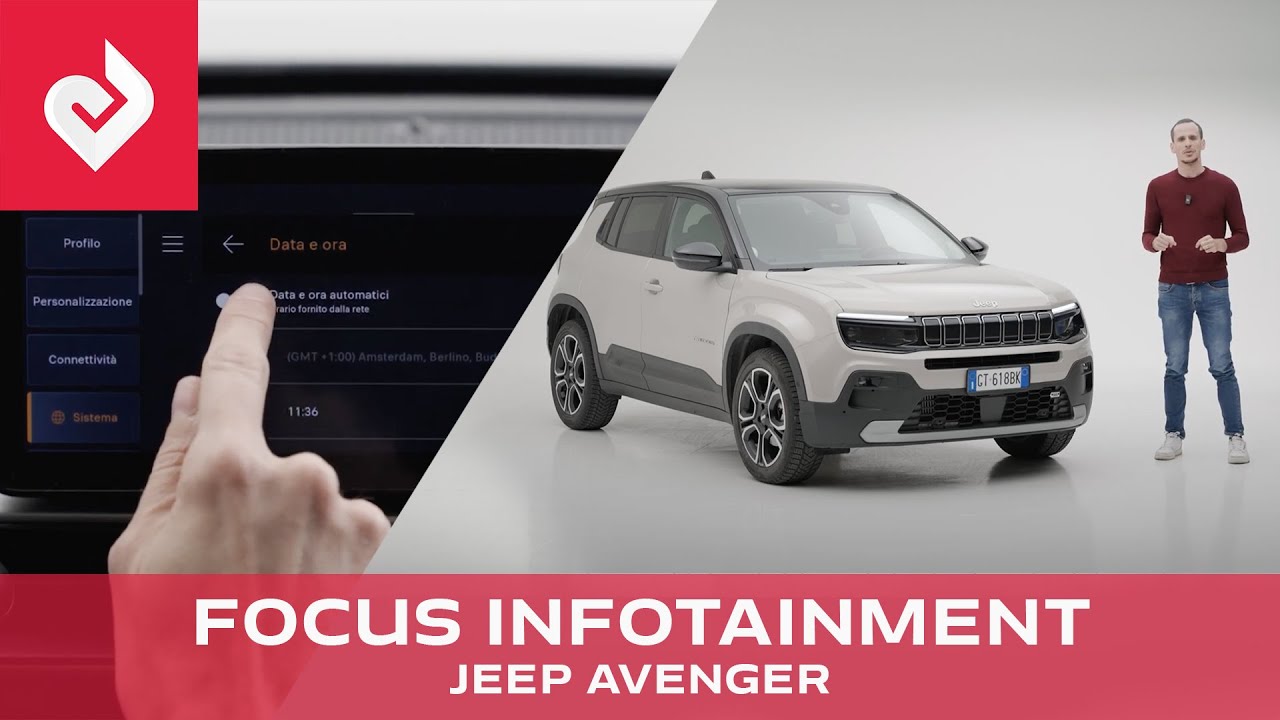 Tutorial Infotainment Jeep Avenger 2025 - come si usa, funzioni. La guida