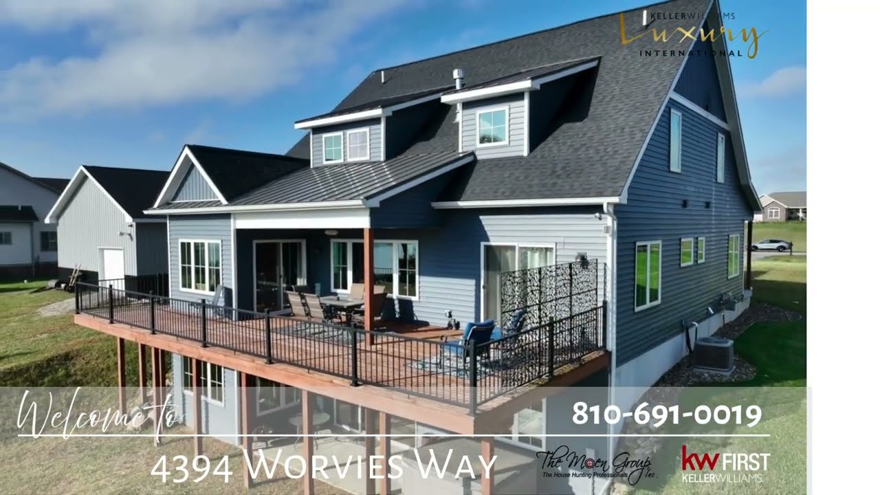 4394 Worvies Way | Custom Lakefront Luxury Home on Holloway Reservoir | Lapeer MI