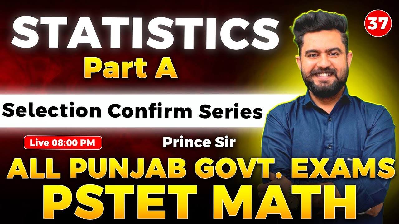 📘 PSTET Math Statistics Part A 