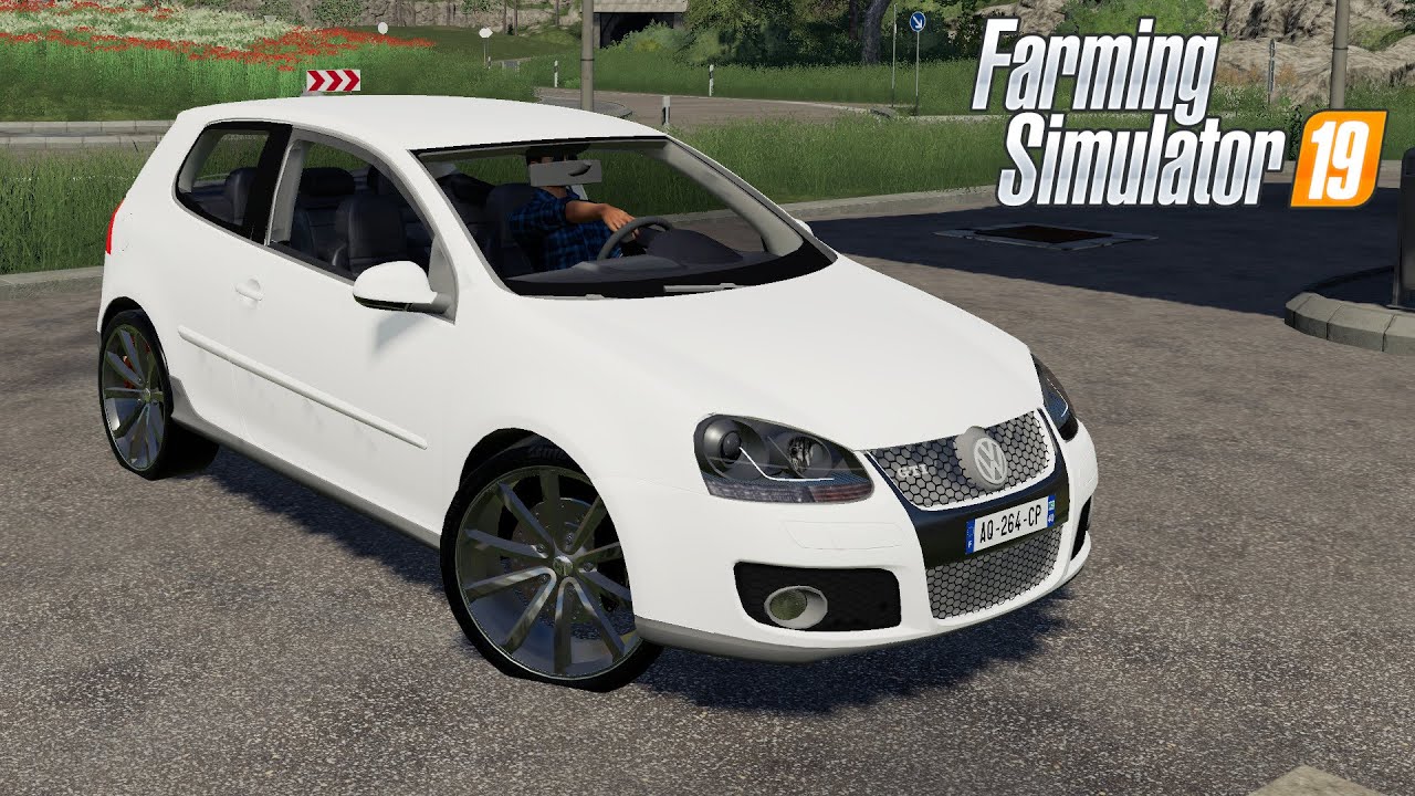 VW Volkswagen Golf V MK5 - Farming Simulator 2019 [FS19 LS19 Car Vehicle Mod] 