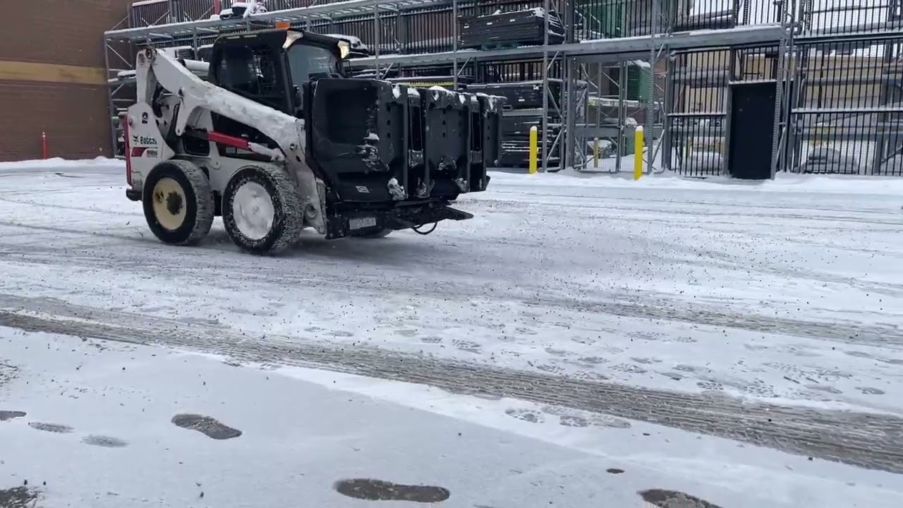 Skid Steer Salt Spreader - Bulk Application Rate Chart Game
