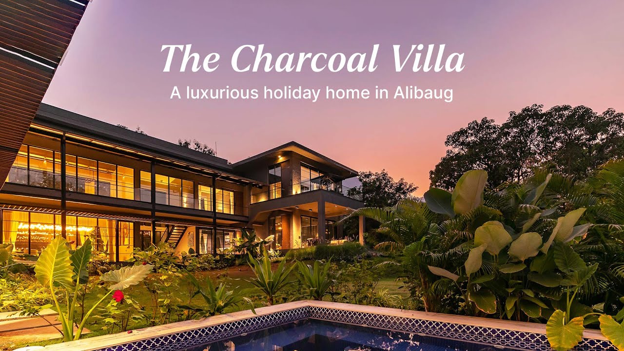 Ultra-lavish Private Escape | The Charcoal Villa by StayVista | Alibaug Getaway
