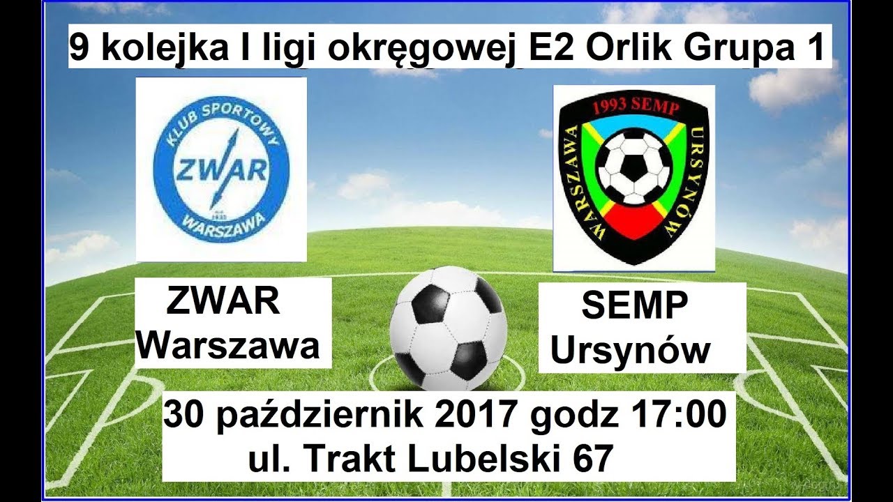 ZWAR Warszawa 2008 vs SEMP Ursyn&oacute;w 2008 (30.10.2017)