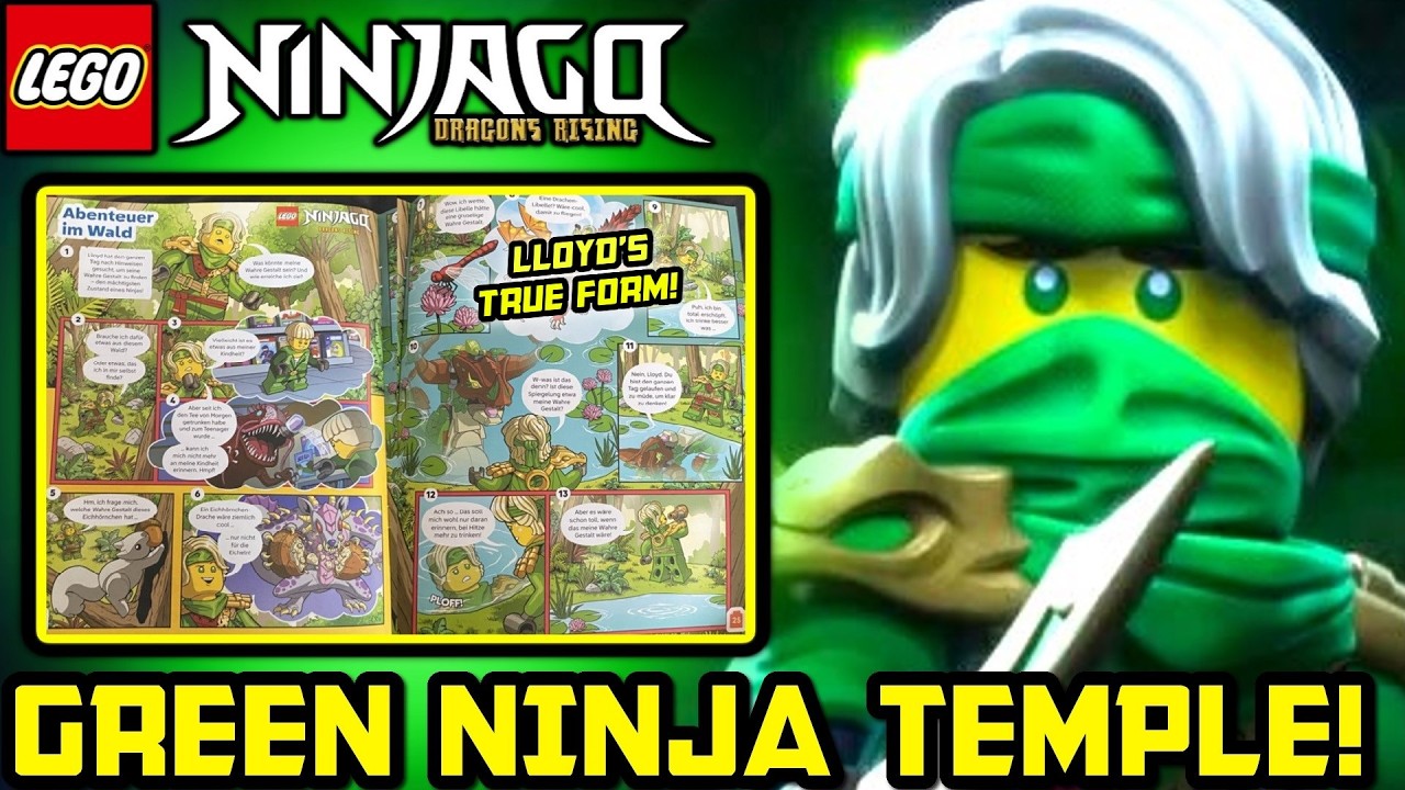 Новая информация о Ллойде в 4 сезоне! 🐲 Истинная форма, Храм Зелёного Ниндзя! Новости о 4 сезоне ...
