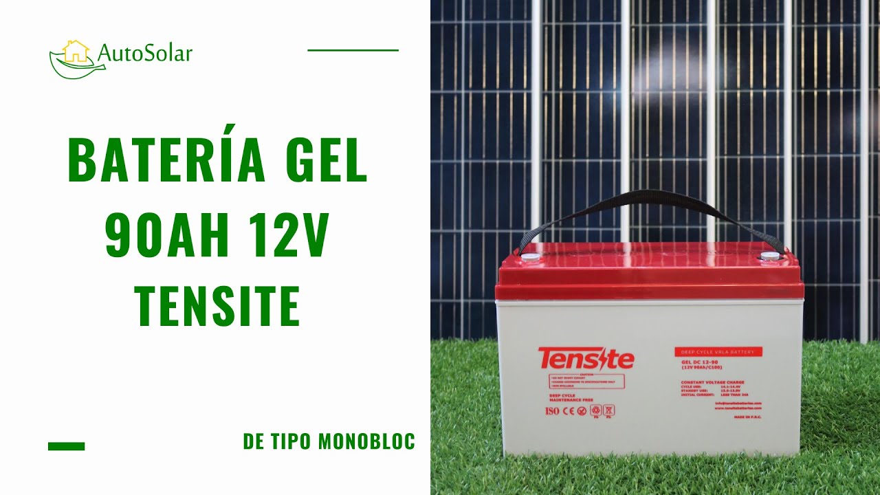 Bater&iacute;a Gel 90Ah 12V Tensite