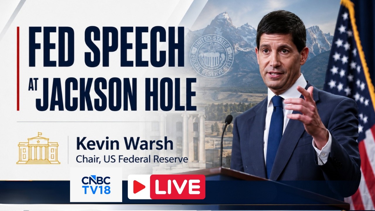 LIVE: Fed Chair Kevin Warsh Speaks at Jackson Hole Amid Inflation Concerns | US Markets | N18G
