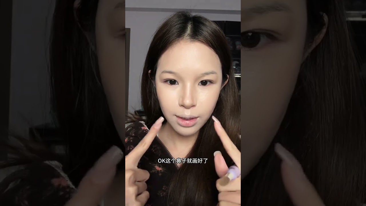 Come and practice Korean-style Asian makeup right away #Before and after makeup#Makeup