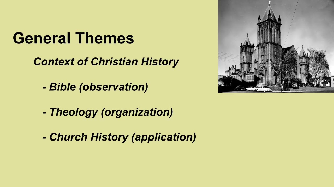 01) Introduction to the History of God's People