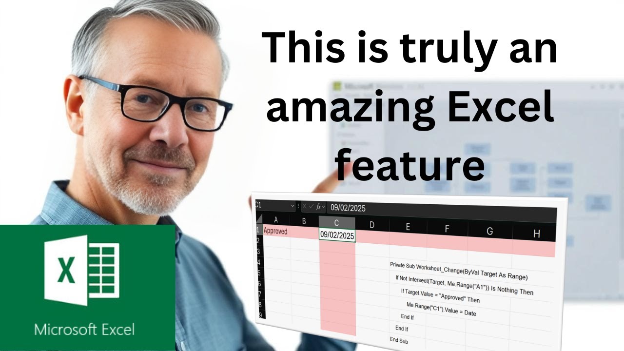 Create Automatic Date Stamps in Excel with ONE Trigger Cell!
