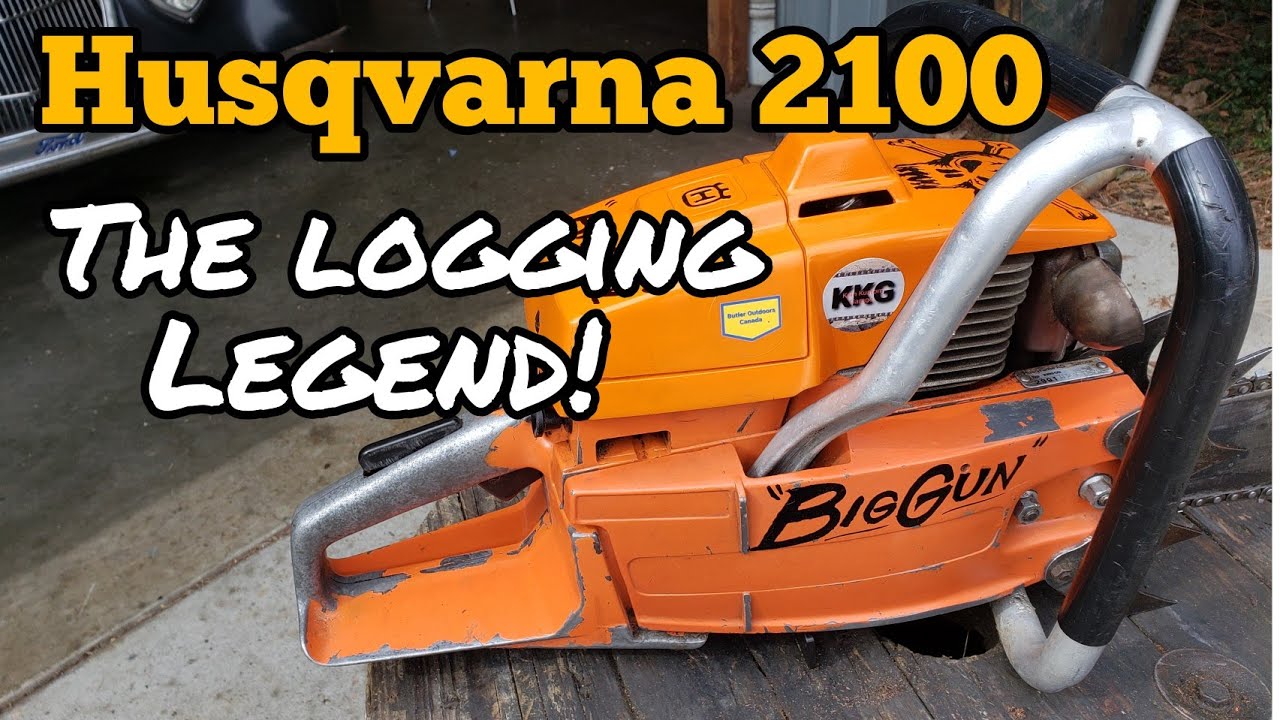 Бензопила Husqvarna 2100 CD 99cc — легенда винтажной лесозаготовки!