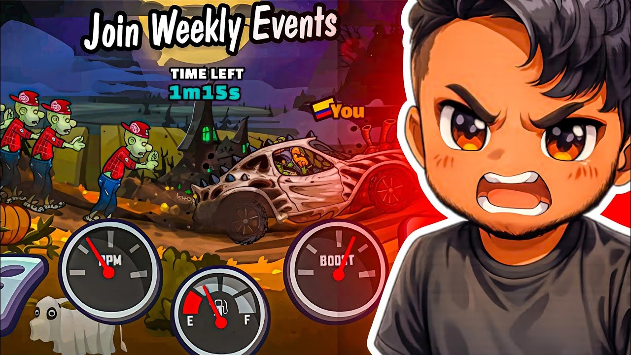 Full Boost, No Fuel! 😬 | Hill Climb Racing 2 Crazy Event