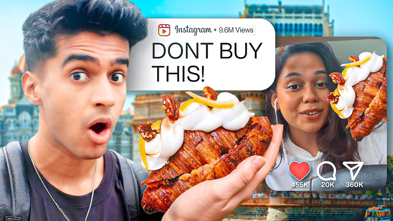 Я протестировал вирусную еду из Instagram в Мумбаи... (снова!)