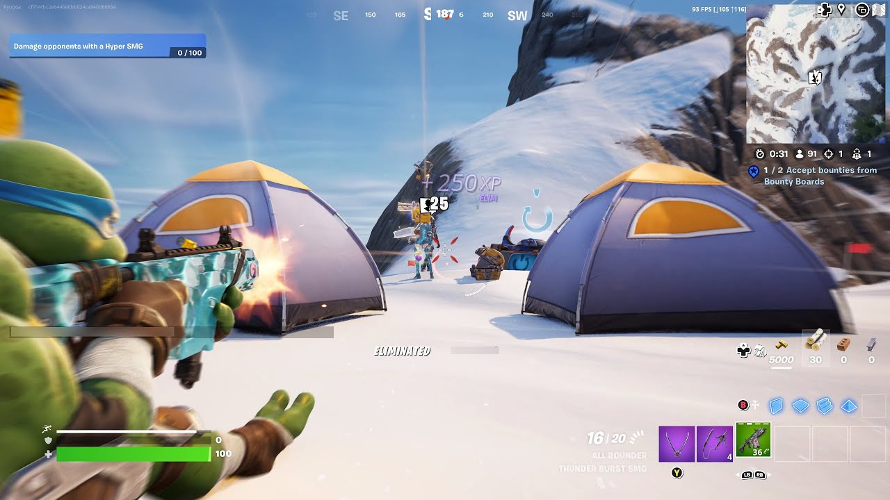 TMNT Leonardo! Victory Royale Fortnite: Chapter 5 No Building/No Commentary Gameplay 2/12/24 Game 2