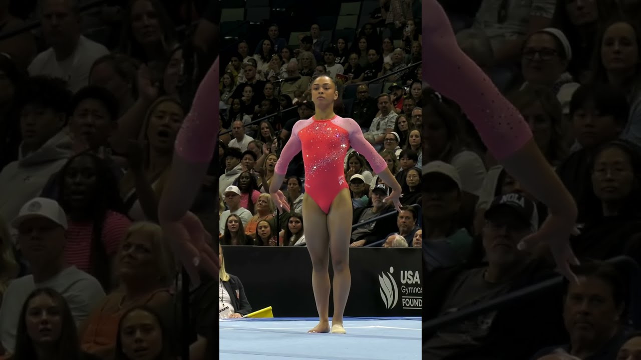 Hezly Rivera Slow Motion Floor FX Vertical 2025 Xfinity US Championships