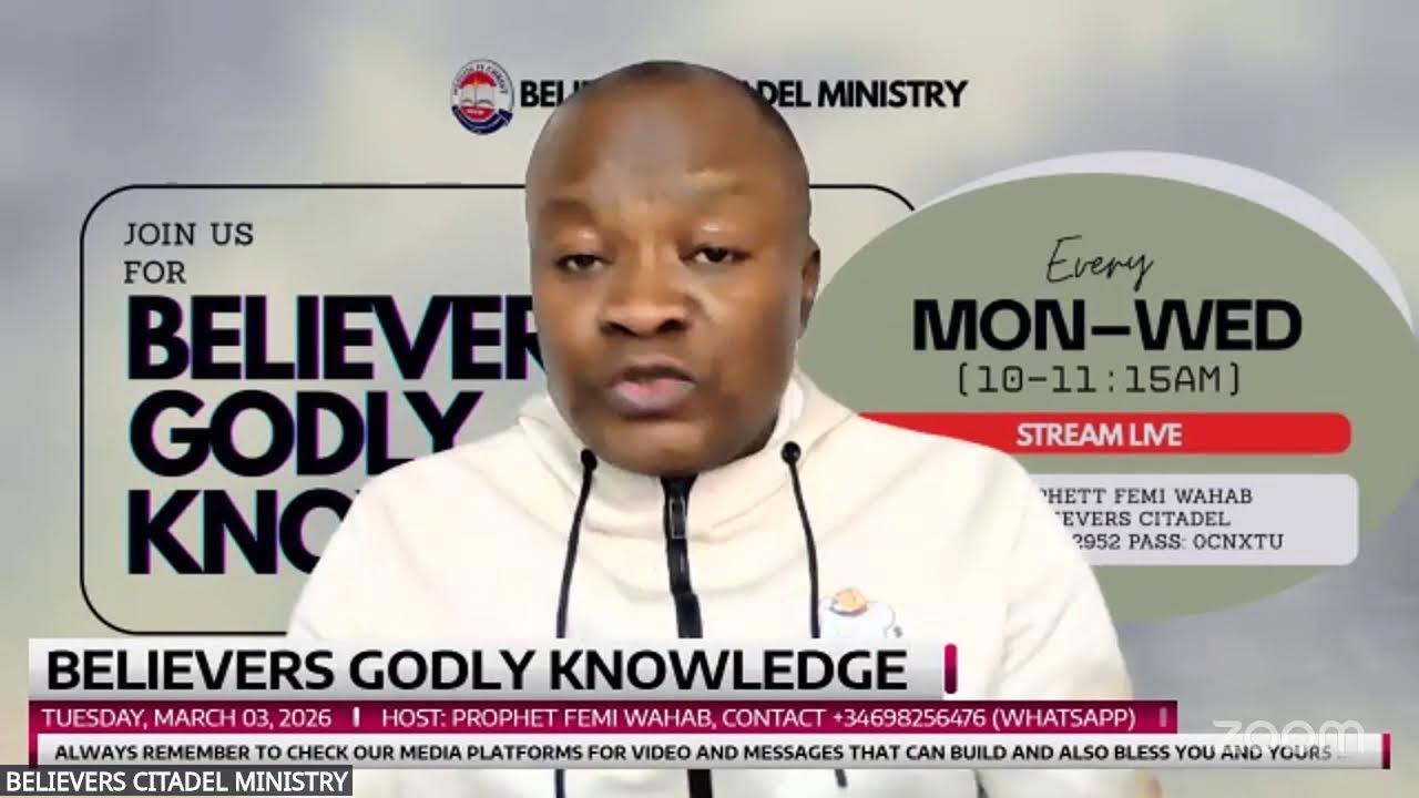 BELIEVERS CITADEL's livestream