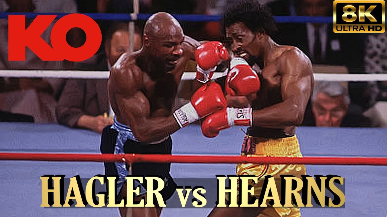 Marvin Hagler vs Thomas Hearns | KNOCKOUT Legendary Boxing Fight | 8K Ultra HD