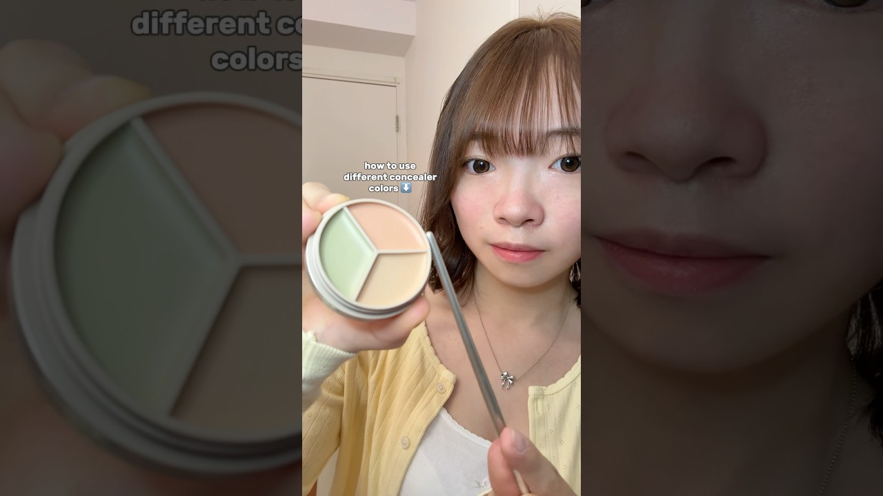 How to use color correcting concealer! #yesstyle #makeup #kbeauty #concealer