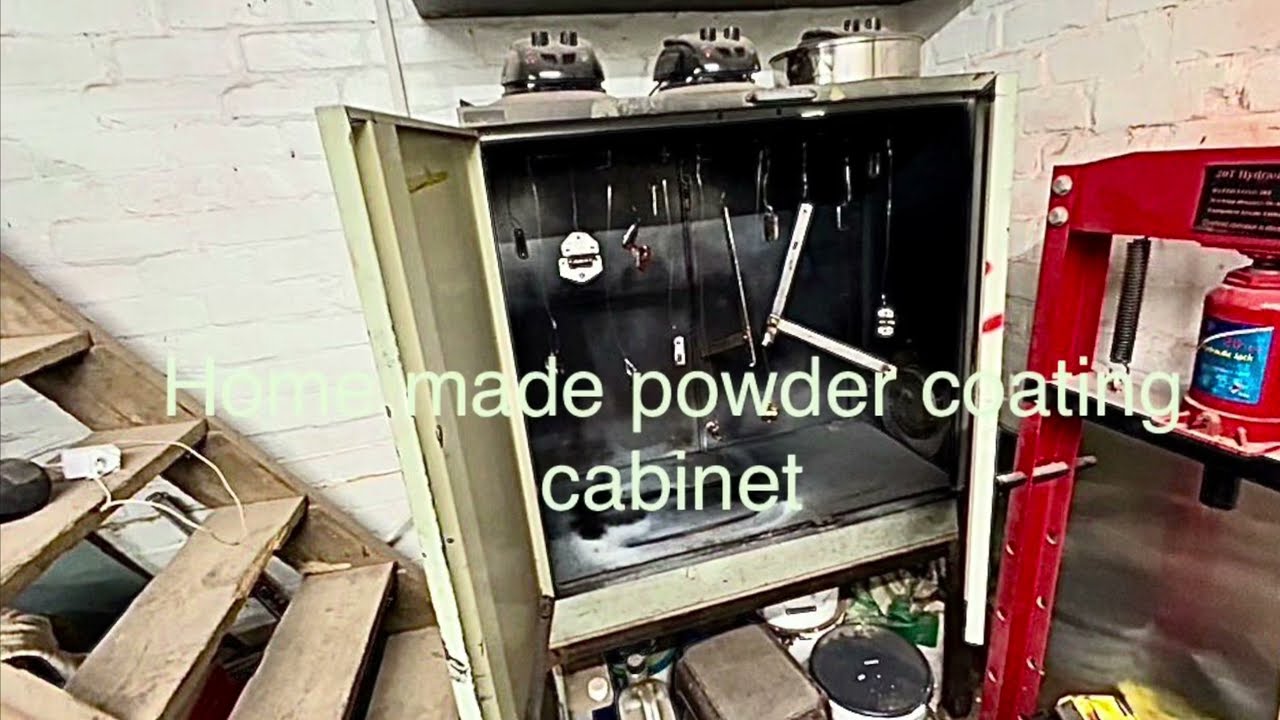 Triumph vitesse (1969) restoration. Home made powder coating cabinet.