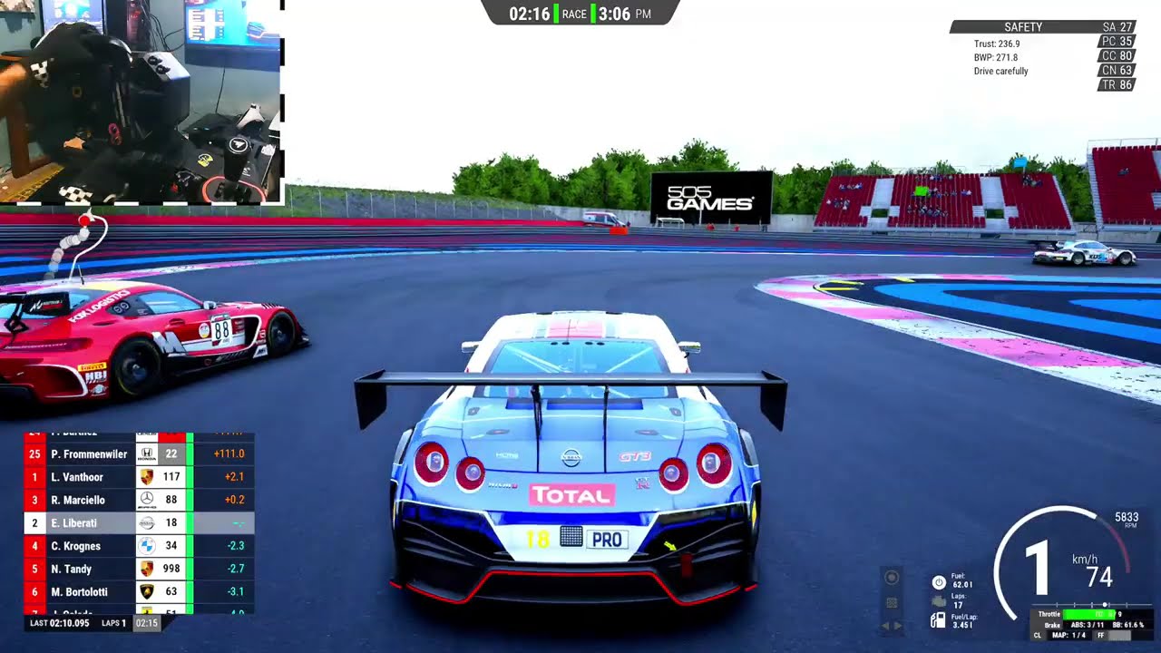 Assetto Corsa Competizione - Nissan GT-R Nismo GT3 - Thrustmaster T598 PS5 Gameplay