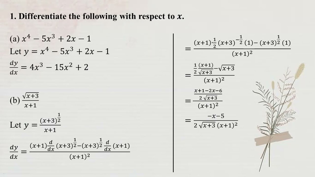 # Grade 11 Math (new course) Ex (11.4) - No. 1 (a to e)