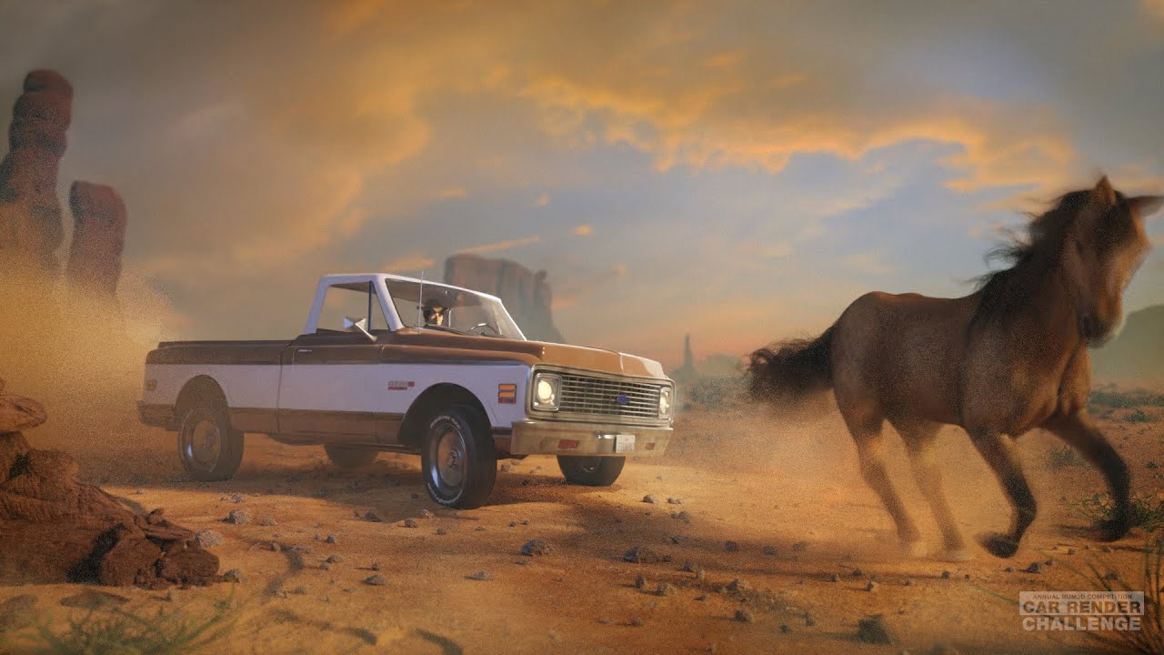 Wild West Chase - Blender Timelaps