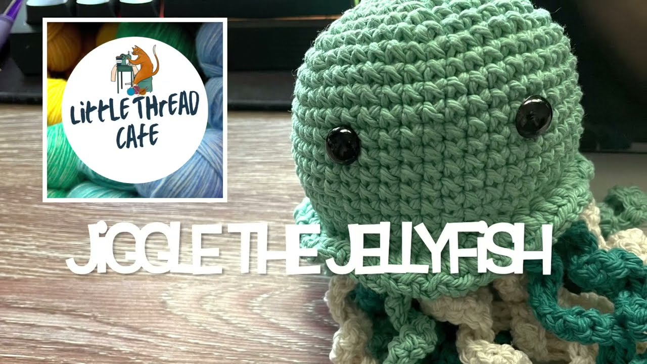 Jiggle the Jellyfish | Crochet Pattern | Crochet with Me!