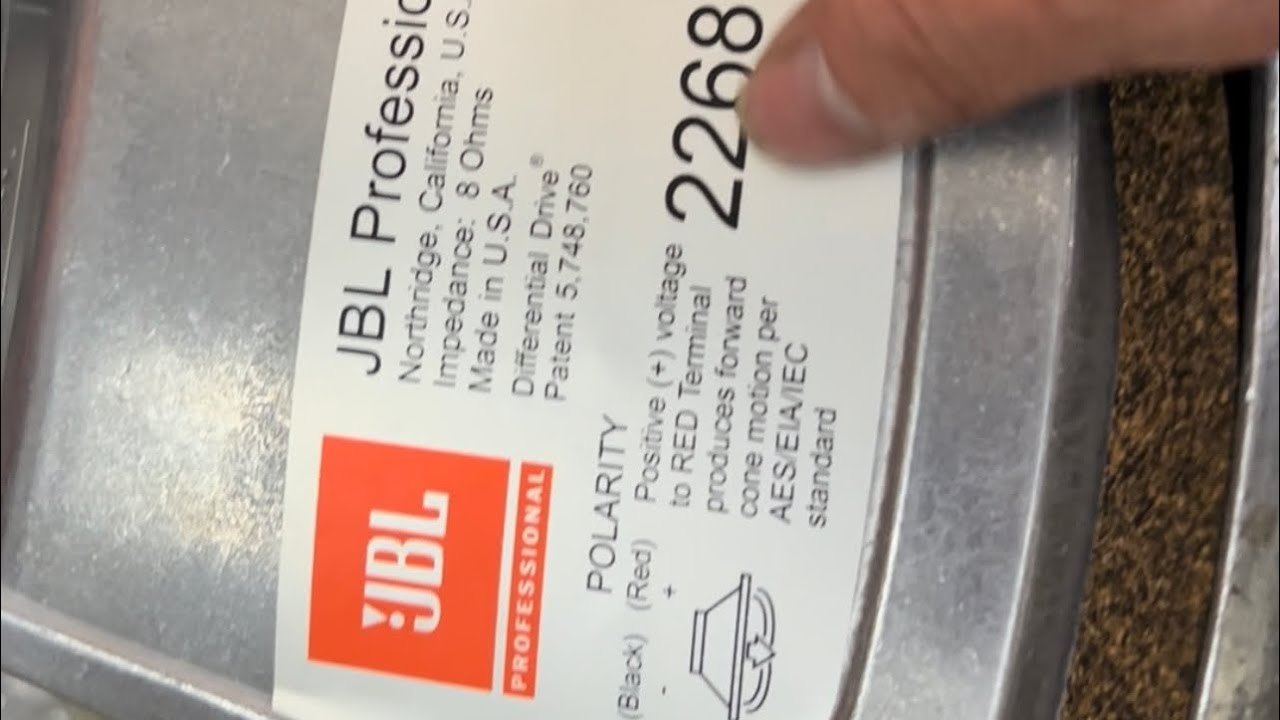 JBL 22268HPL và JBL 2226J